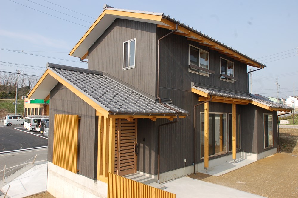 浮世絵の着物で装う家