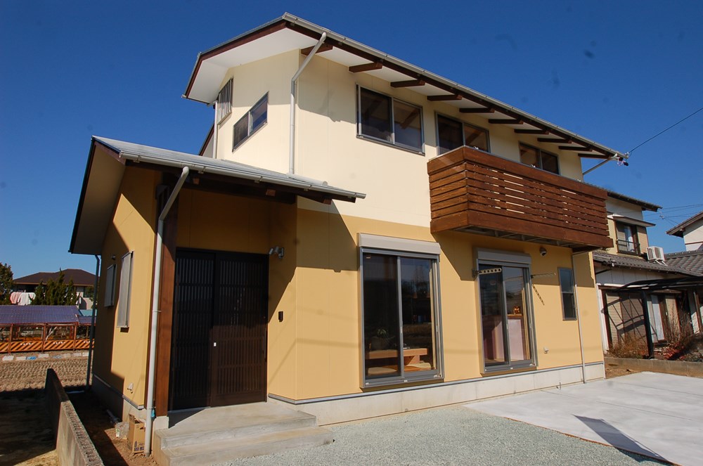 プライバシーと開放性の両立した家