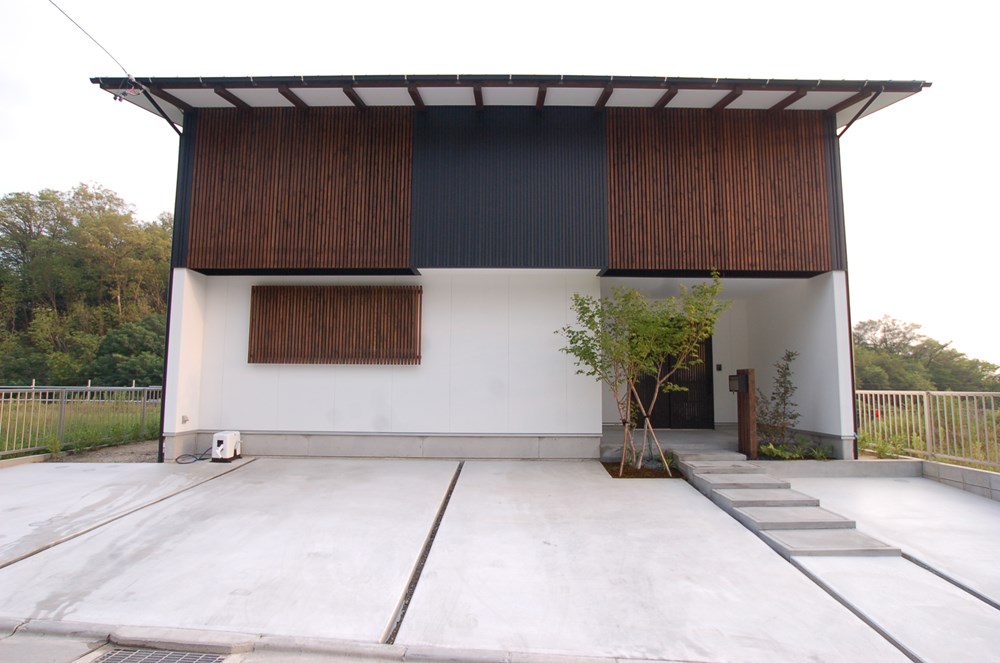 緑茶の味が似合う家